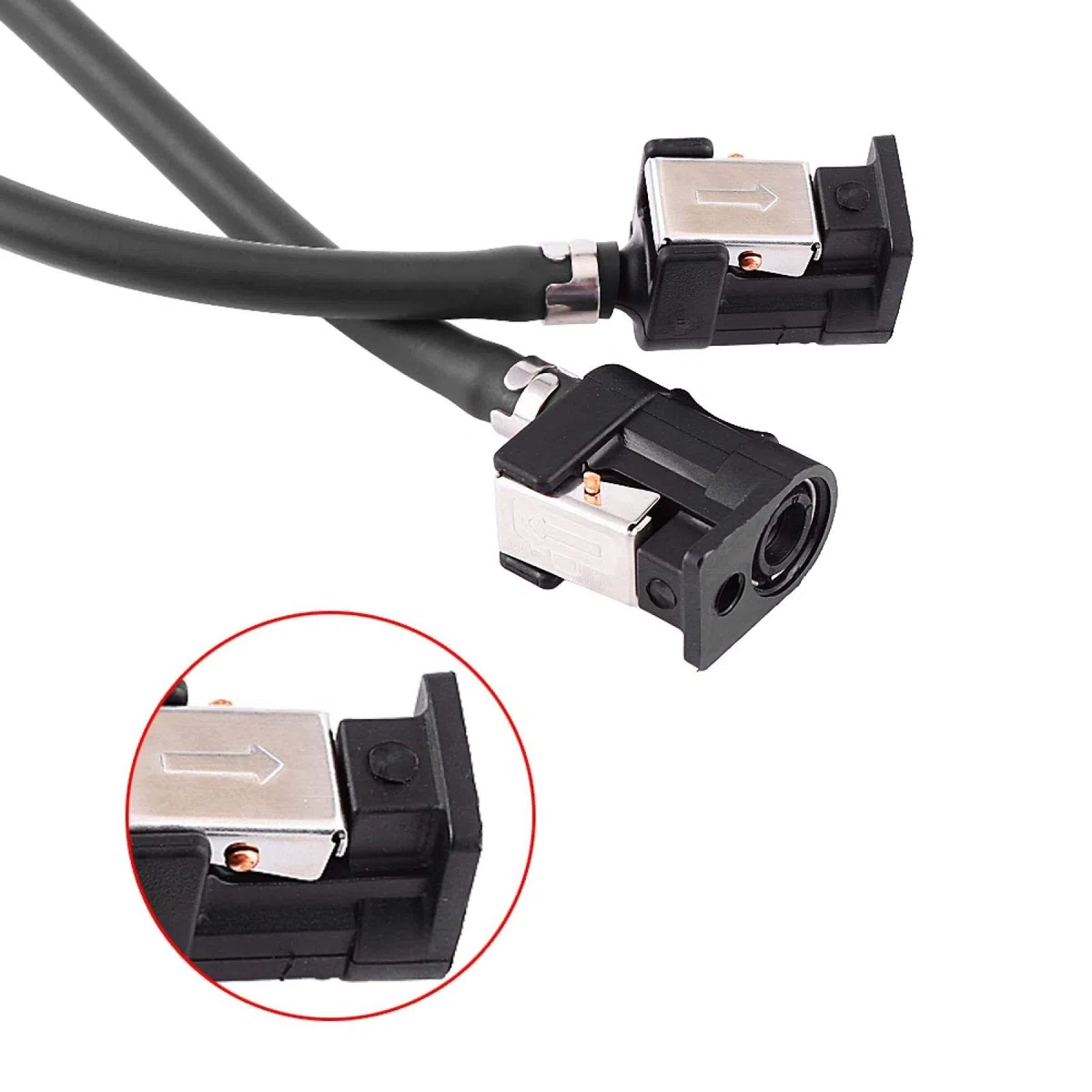 EBTOOLS Manguera de línea de combustible de motor de barco con conector y conjunto de bombilla de cebador para motores fuera de borda Yamaha Mariner