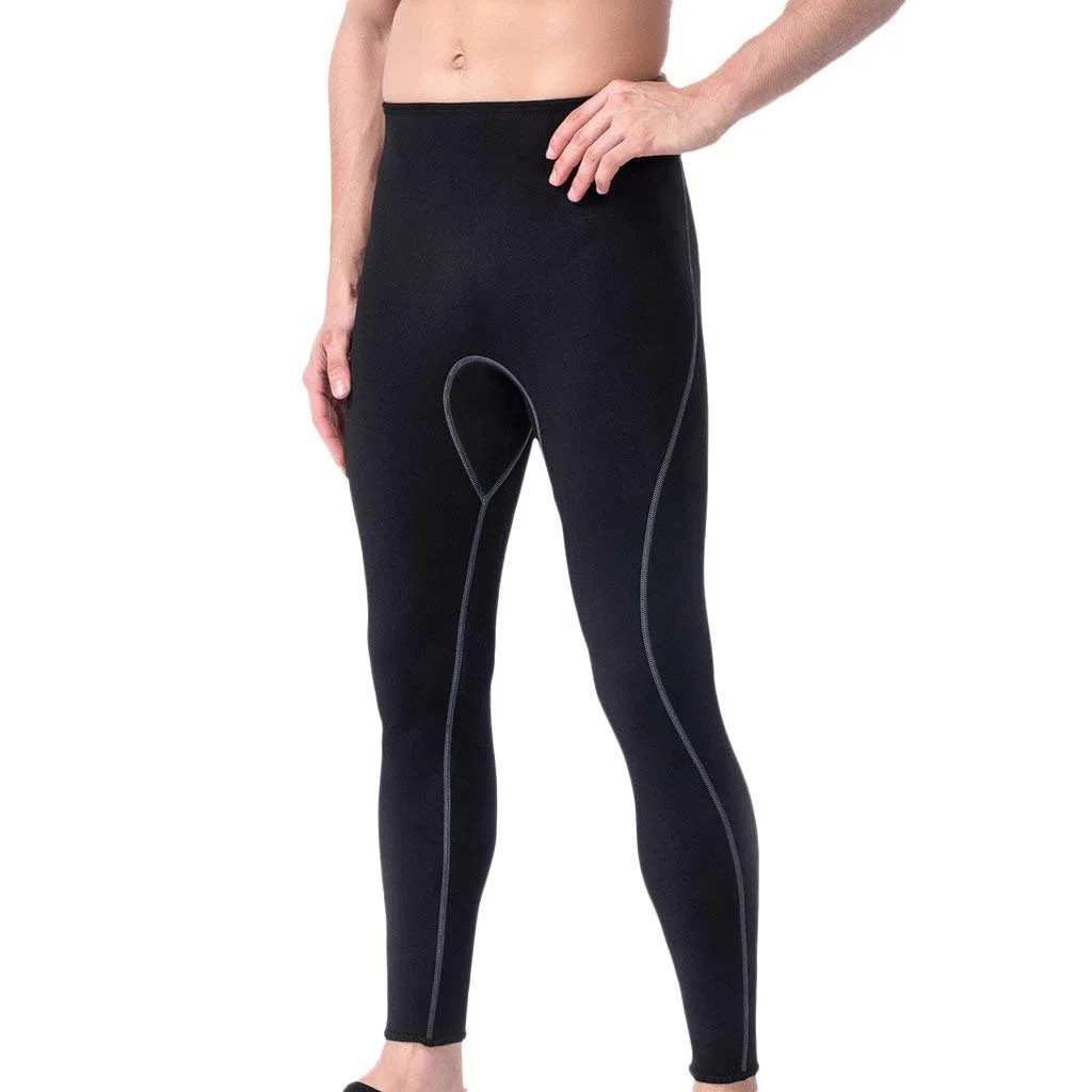 Pantalones largos de neopreno para hombre, protección UV, protección solar, para natación, snorkeling, surf