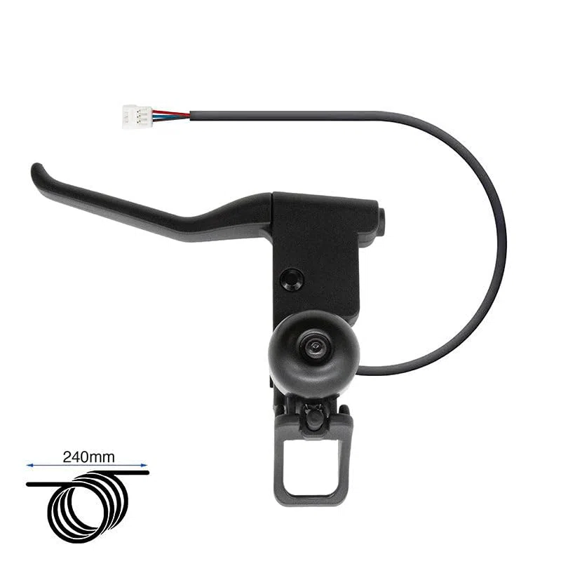 Maneta de freno izquierda con timbre compatible con Xiaomi Scooter 5 Max Repuesto para patinete eléctrico