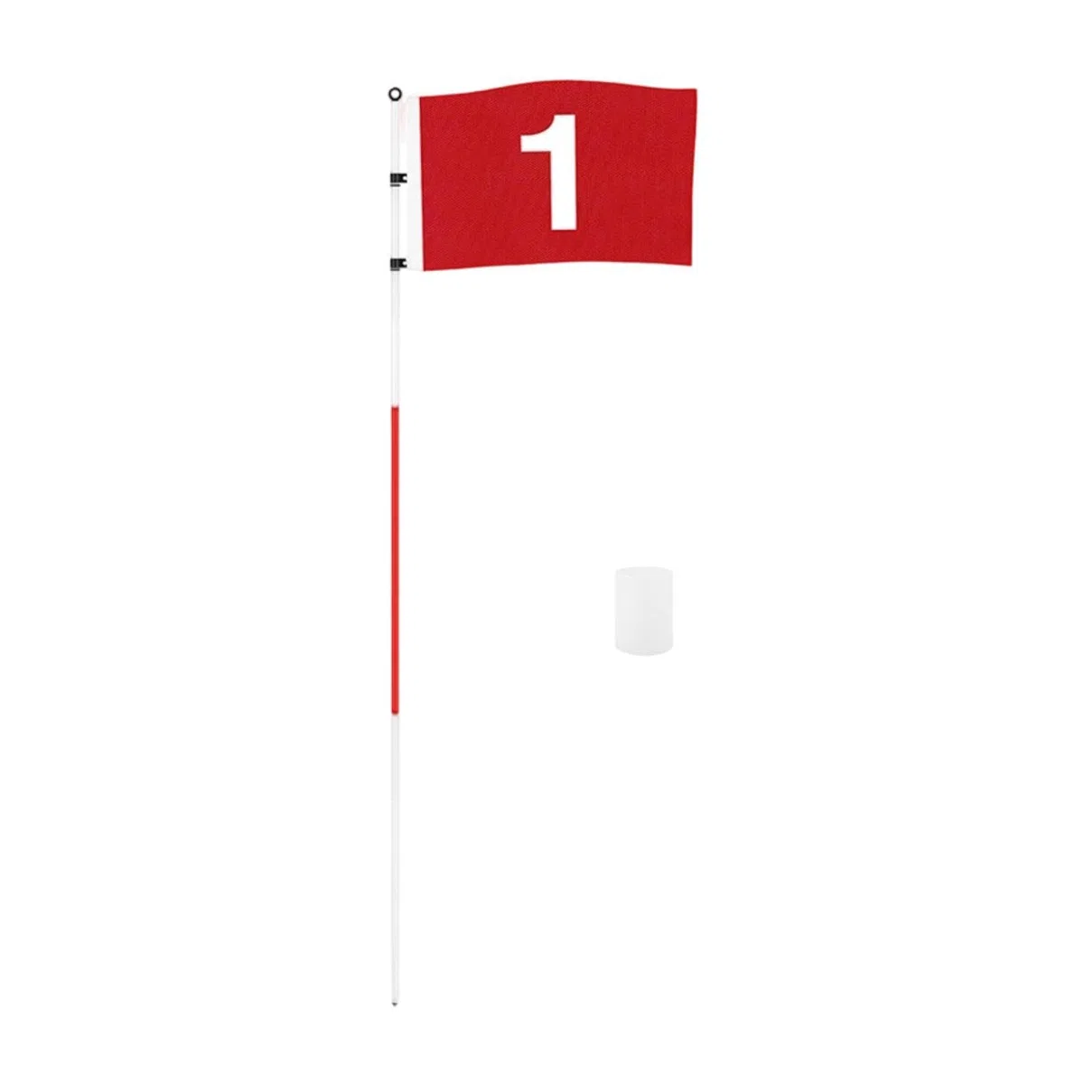 Bandera de Golf con Asta de Hoyo para Campo de Prácticas en El Jardín Trasero