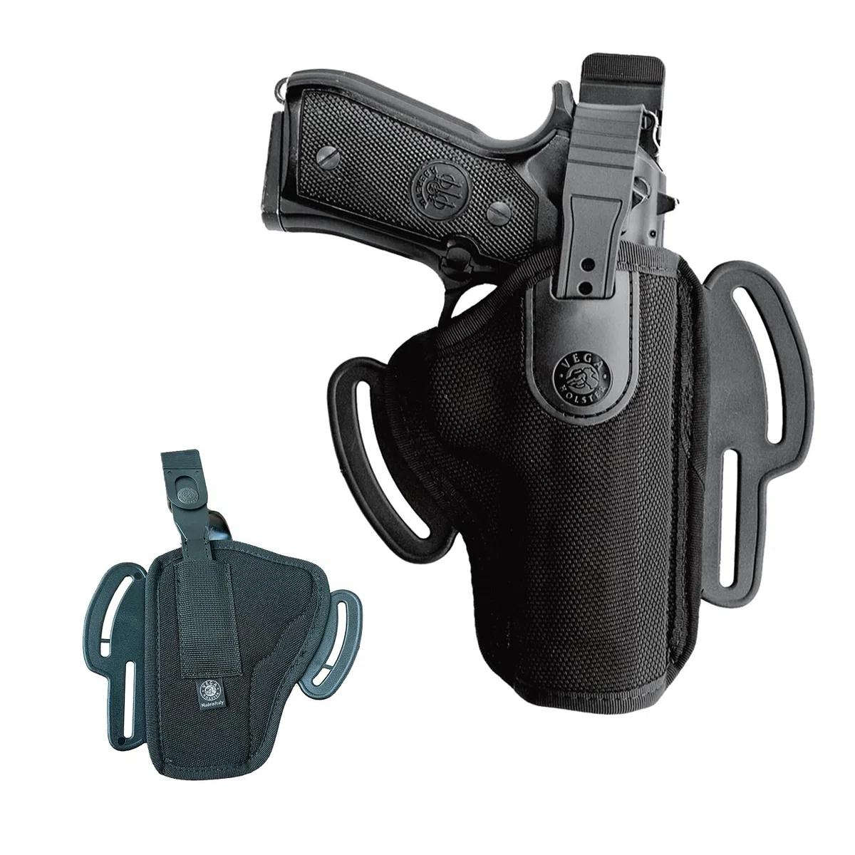 Funda de Revolver 4" en Cordura extracción rápida, Color Negro.