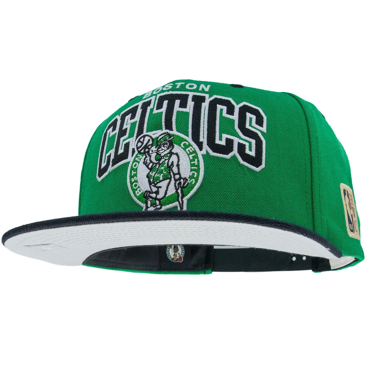 Mitchell & Ness Team Arch Gorra de béisbol Snapback (NBA/HWC) - Boston Celtics (Verde/Negro)