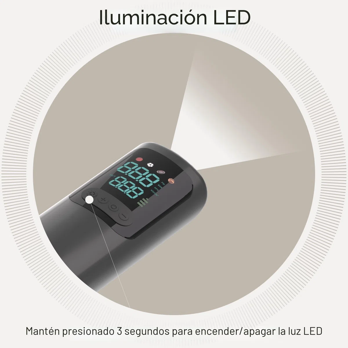 bomba de bola eléctrica, Bomba de aire portátil Bomba de bola inflador Agujas Con Medidor digital Para Balón de ejercicio Baloncesto Fútbol Balón de playa Balón de yoga Balón deportivo Bomba inflables
