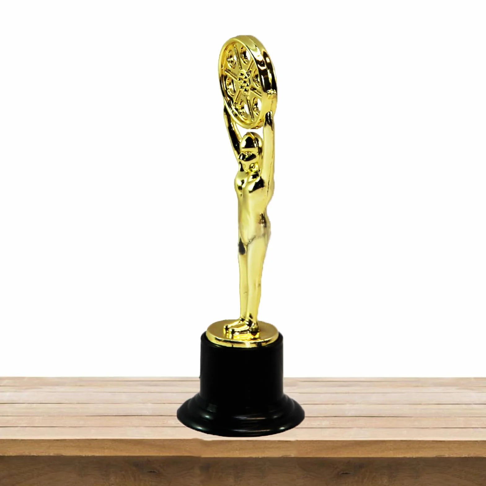 16 Piezas Trofeo Pequeño Hombre Dorado, Para Entrega de Premios en Celebraciones Deportivas, Fiestas y Galas