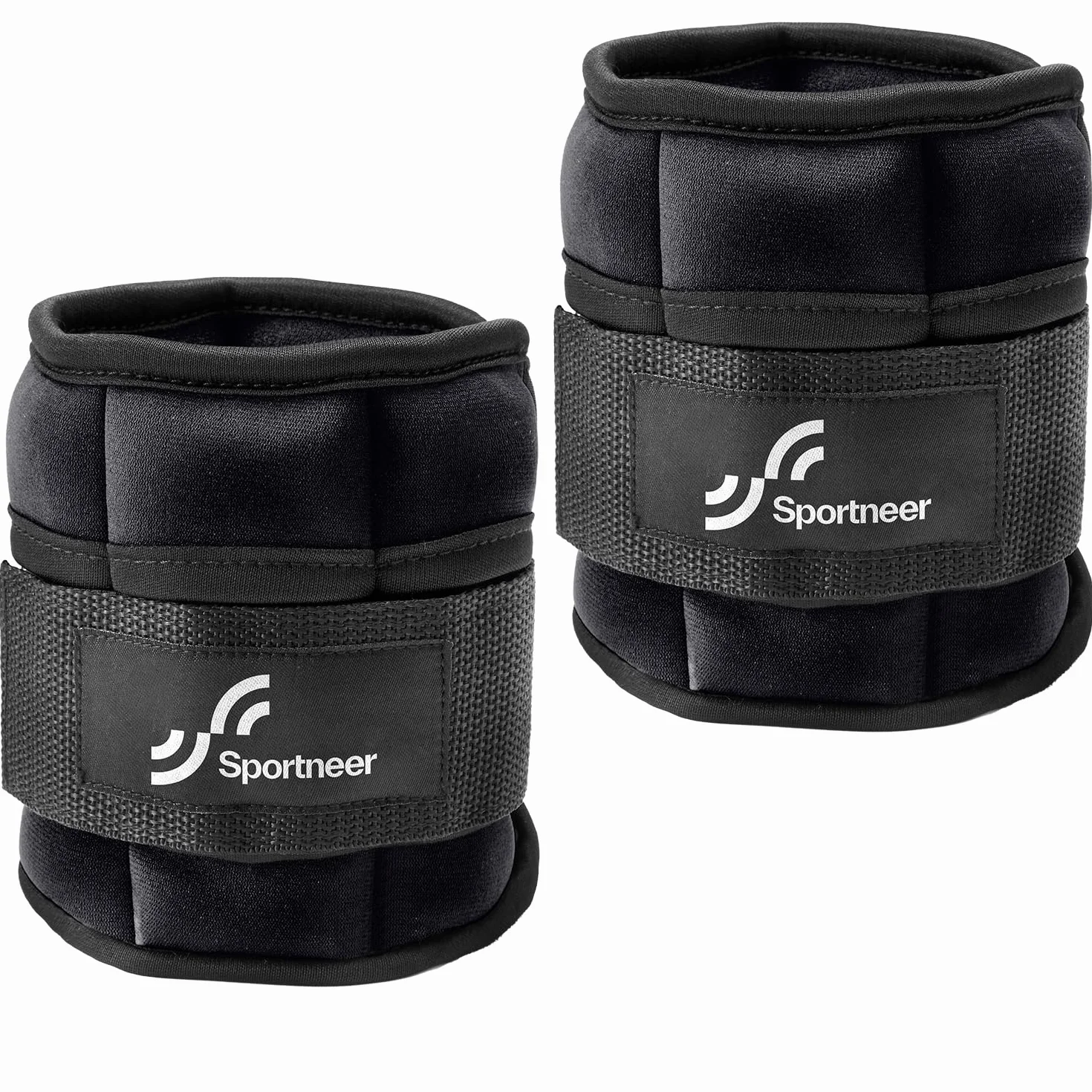 Sportneer Peso de Tobillo, Set de Peso Ajustable en Tobillo, Correas de Muñeca con Muñeca, 0,58 kg - 2,9 kg por Tobillo, 1,16 kg a 5,8 kg par