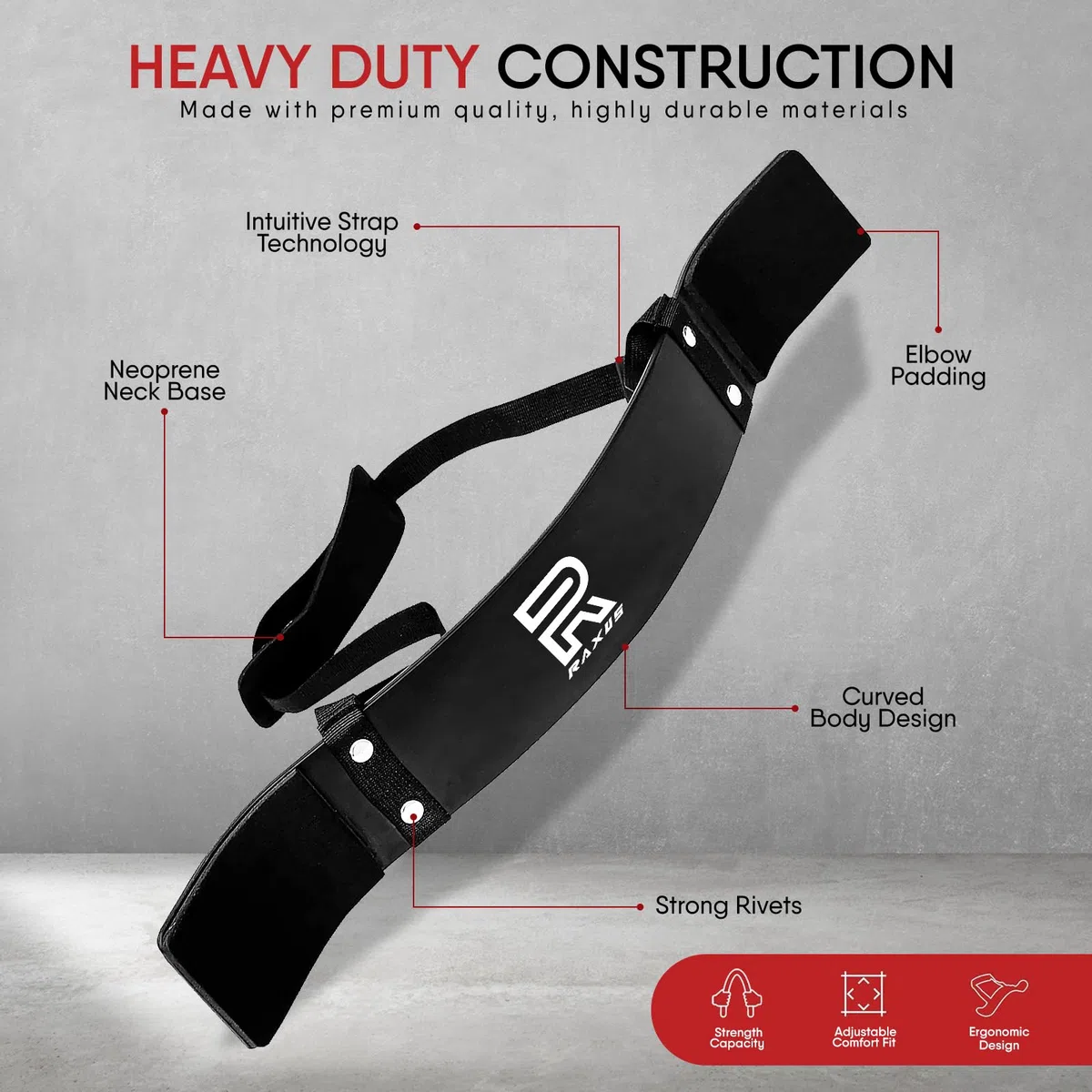 Arm Blaster, Bicep Blaster, Aislador de Brazo y Bíceps, Levantamiento de Pesas, Bicep Isolater Trainer, Accesorio para GimnasioArm Blaster, Bicep Blaster, Aislador de Brazo y Bíceps, Levantamiento de