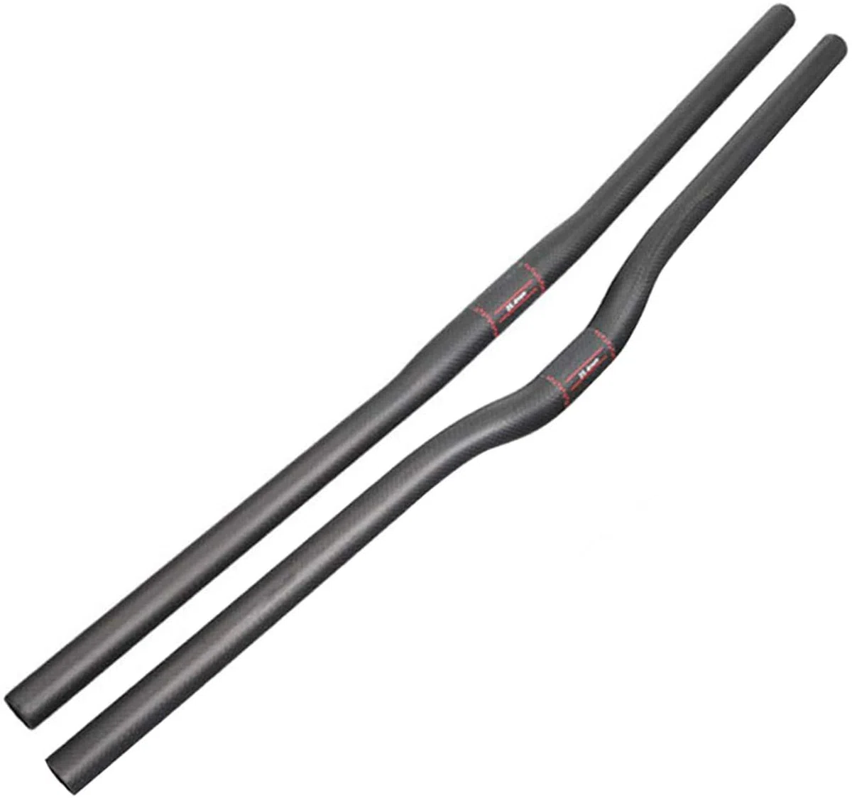 Alfa Pasca manillar mtb carbono manillares de carbono mtb para bicicleta de montaña, manillar plano, 25,4 x 660 mm, 3 K mate