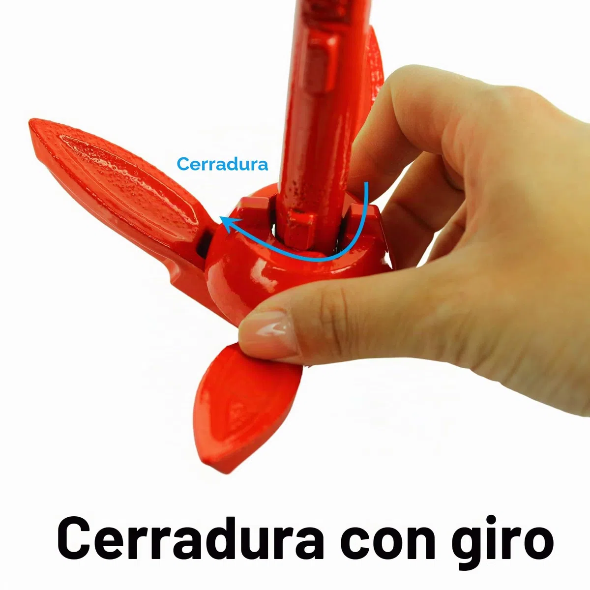 BeGrit Kit Ancla Plegable Barco Pequeña Ancla Moto de Agua de Acero Zincado con Bolsa de Transporte de Cuerda de Remolque DE 10 m para Sup Paddle Board Kayak 0.7 kg
