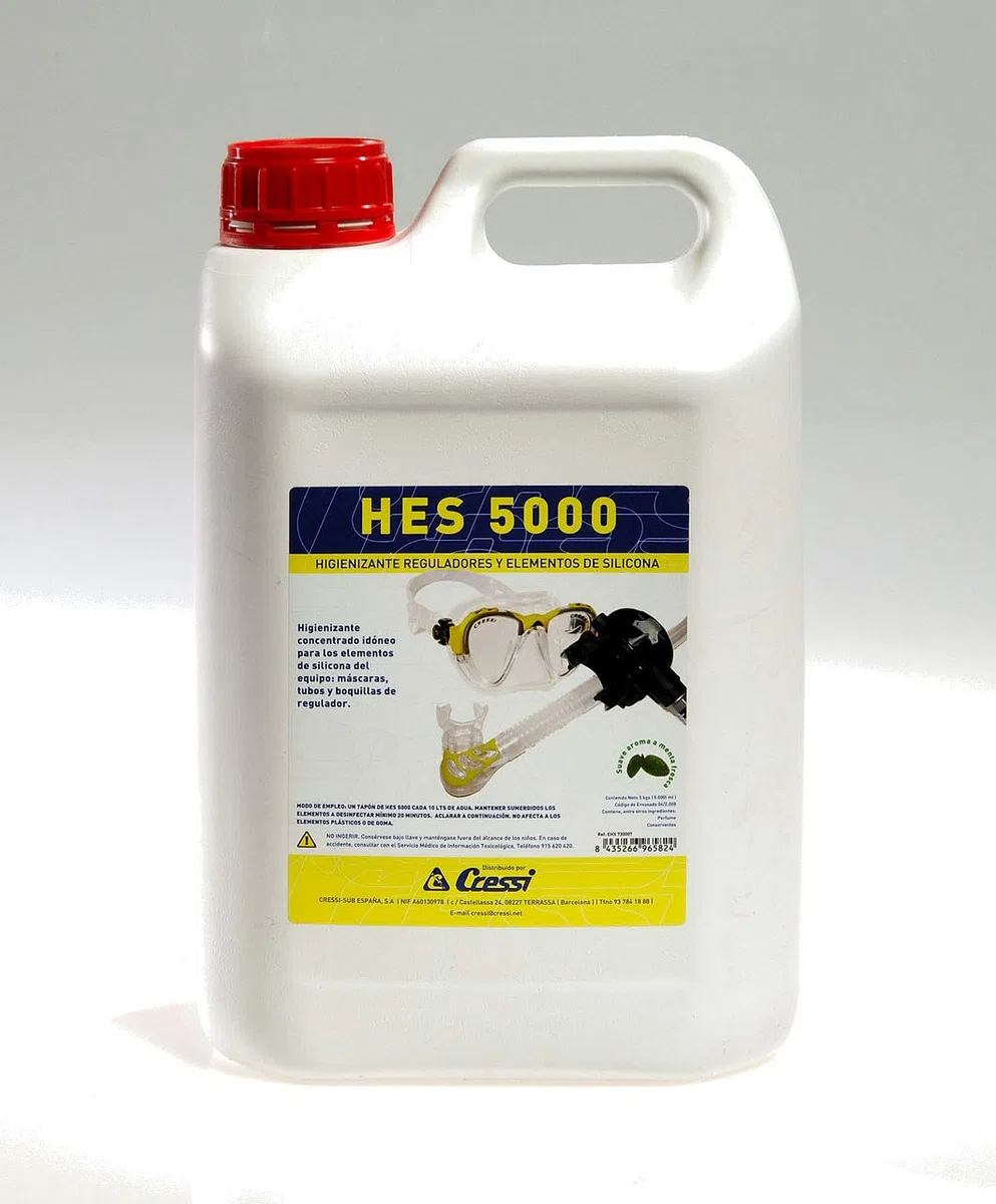 CRESSI - EHX 720007/391 : Higienizante elementos de silicona 5L HES|5000