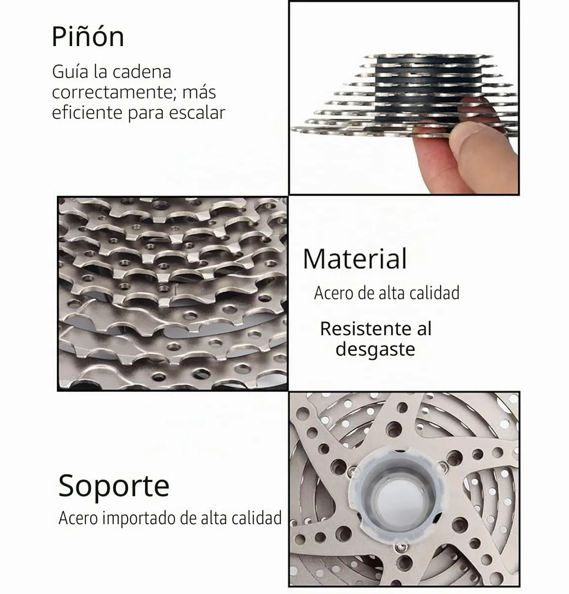 Casete de 8 velocidades 11-30T/32T/34T/36T/40T/42T/46T piñón de bicicleta de montaña de 8 velocidades compatible con Shimano Ultegra xt Sunrace Sram