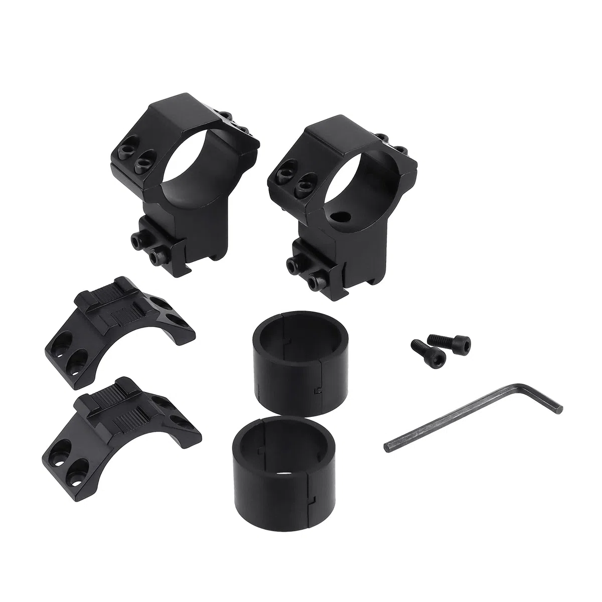 De Alto Perfil 1" Anillo de Dovetail - 30mm/25.4mm Anillo del Montaje del Rifle Adapter Weaver/Picatinny Rail (11mm)