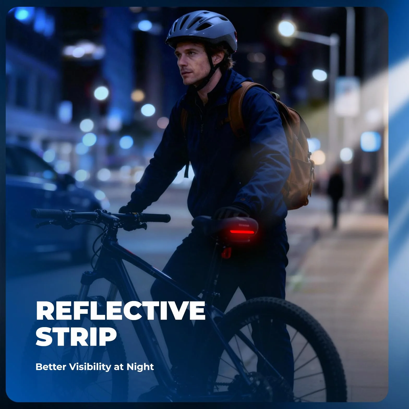 ROCKBROS Sillín Bicicleta Cómodo, Asiento para Hombre Mujer Antiprostático Transpirable Cojín Ergonómico para Bicicleta de Montaña, Carretera, Urbana, 26 x 22 cm