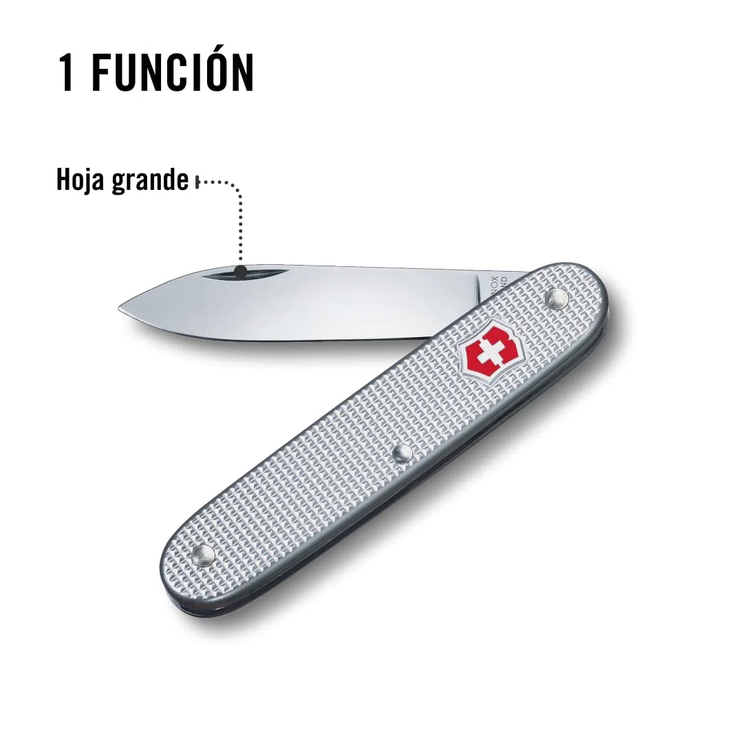 Victorinox Navaja suiza de bolsillo Swiss Army 1, Swiss Made, 1 función, acero inoxidable, color plata