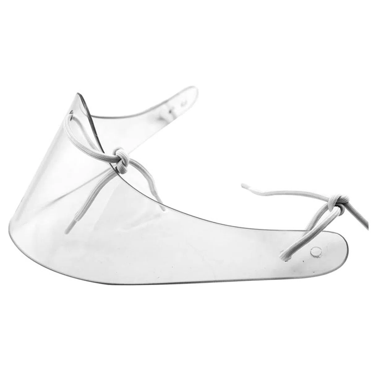 Guardia de Cuello de Portero de Hockey, Portero Transparente de Garganta Protector Anti-Fog/Anti-Scratch Hockey sobre el Portero de protección de protección contra el Cuello del Cuello
