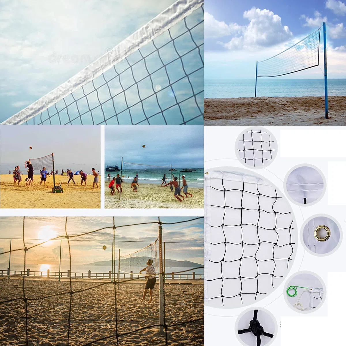 Red De Voleibol Red para Voleibol Olympic 9,5 x 1 m