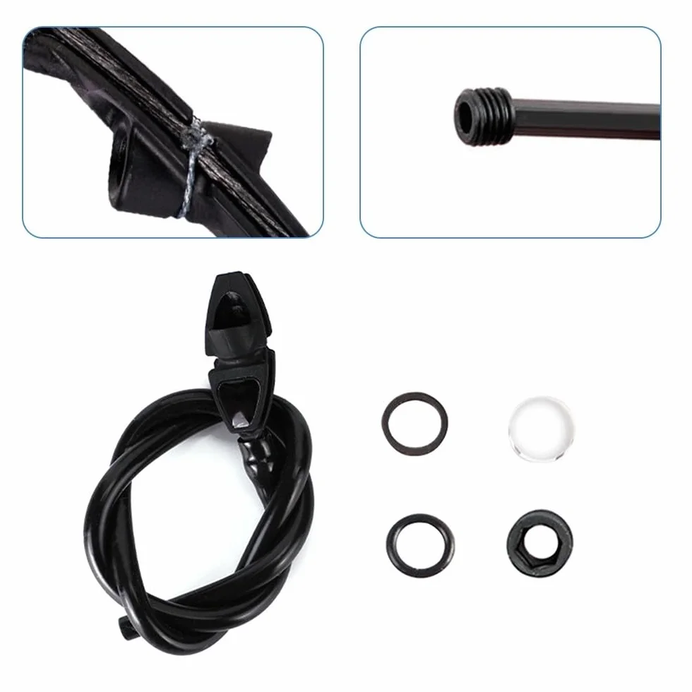 Bow Peep Sight Kit, Tube Peep Sight 6X/8X Clarificador Accesorios de Tiro con Arco para Arco Compuesto