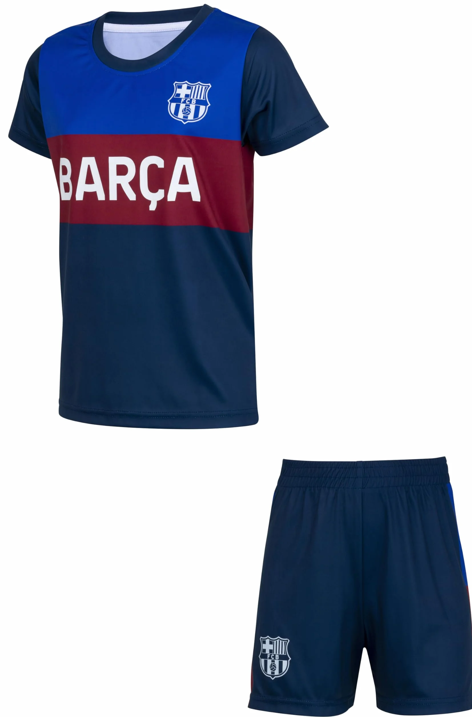 FC Barcelona - Conjunto de camiseta corta para niño