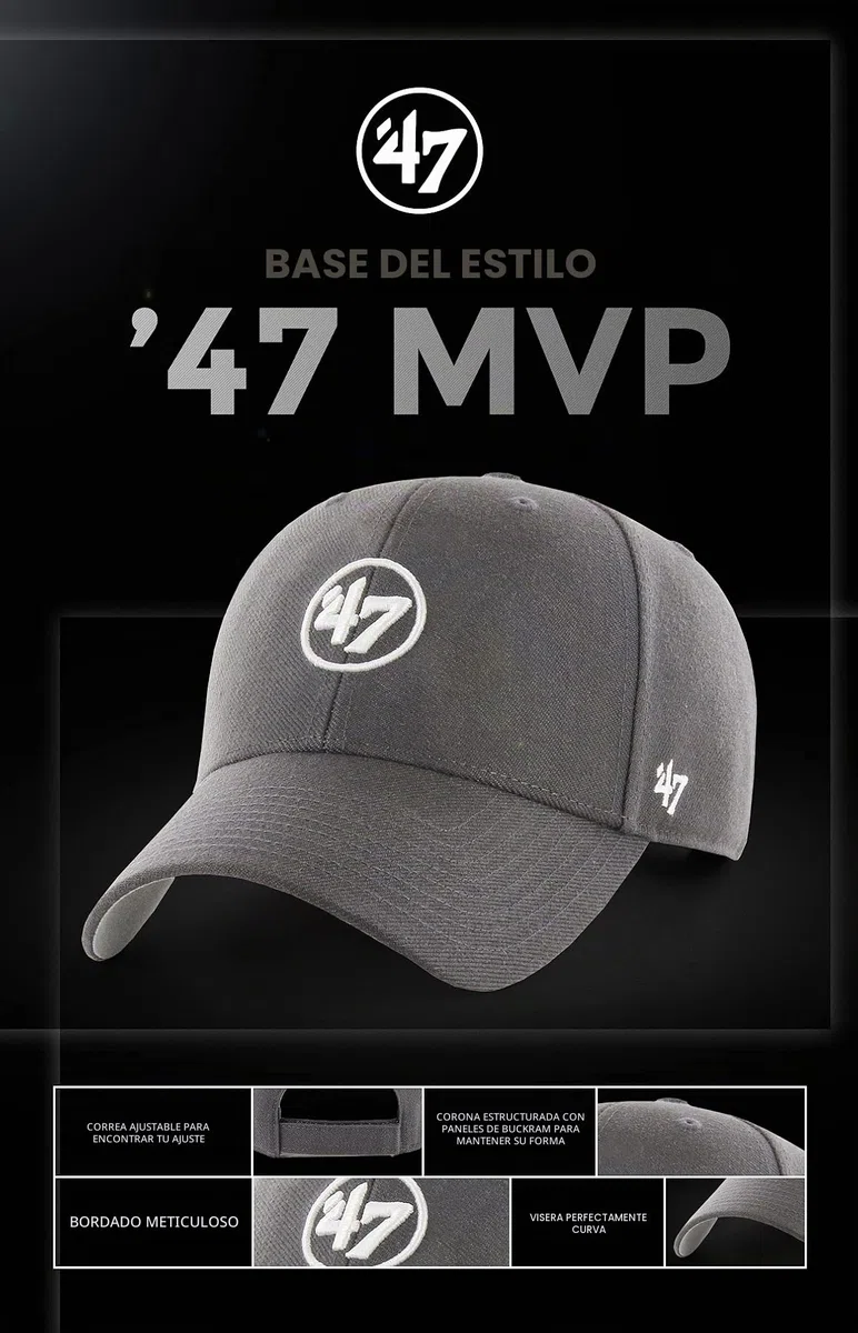 47 47 Brand - Cap with a Visor Unisex Adulto