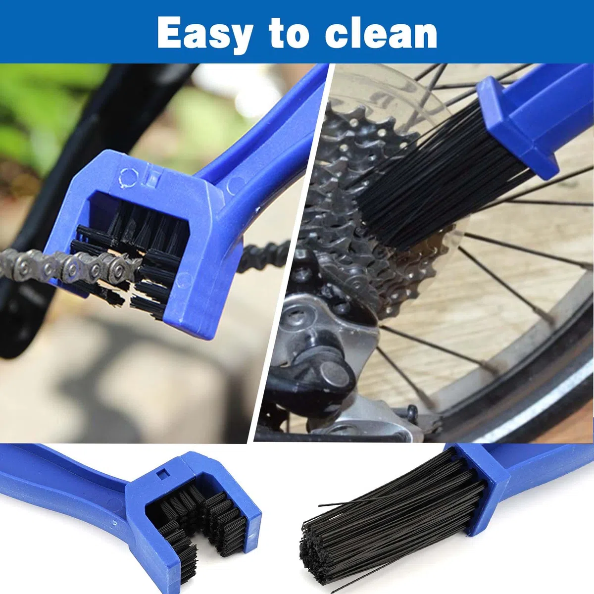 Cadena Bicicleta de 9 Velocidade,1/2x11/128 Pulgadas 116 Enlace Herramienta para Cadena de Bicicleta con Alicates/Extractor de Cadenas/3 pares de Cierre Cadena/Cepillo Limpieza,Bicicleta de Carretera