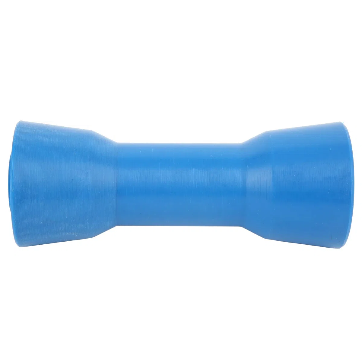 Rodillo de Quilla Marina de PVC Azul de 160 Mm, Autocentrante con Ranuras Integradas, Alta Resistencia, Duradero, Resistente Al Calor para Remolque y Barco