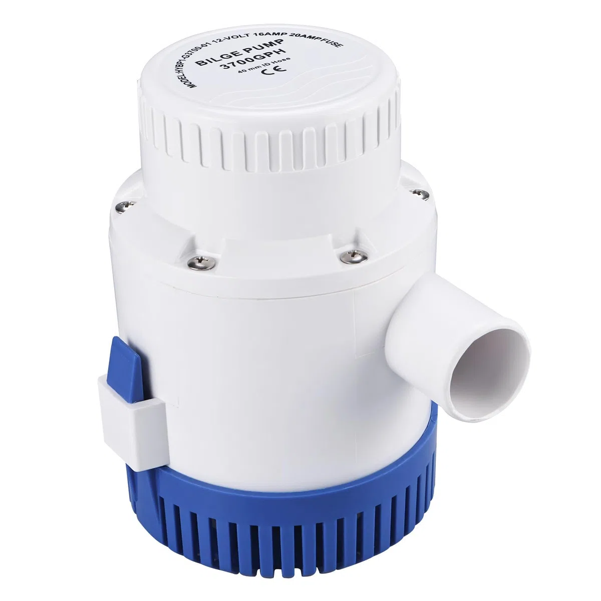 FreeTec Bomba de achique sumergible de 12 V, 235 LPM, bomba de agua de 40 mm, para caravanas, camping, marina, barco de pesca, piscina pequeña y fuente