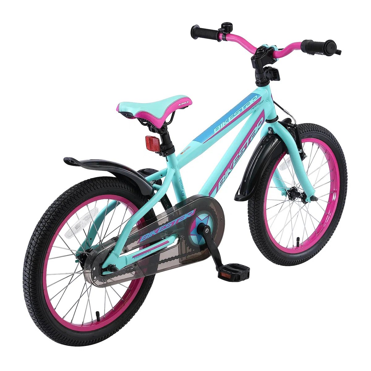 BIKESTAR Bicicleta Infantil para niños y niñas a Partir de 5 años | Bici de montaña 18 Pulgadas con Frenos | 18" Edición Mountainbike