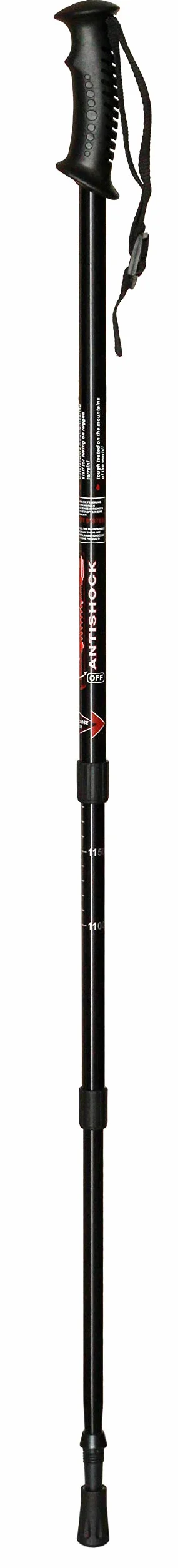 SB - Bastones trekking palos senderismo telescópicos aluminio 65-135cm antichoque para viaje, caminar, trail, alpinismo Niño, mujer, hombre