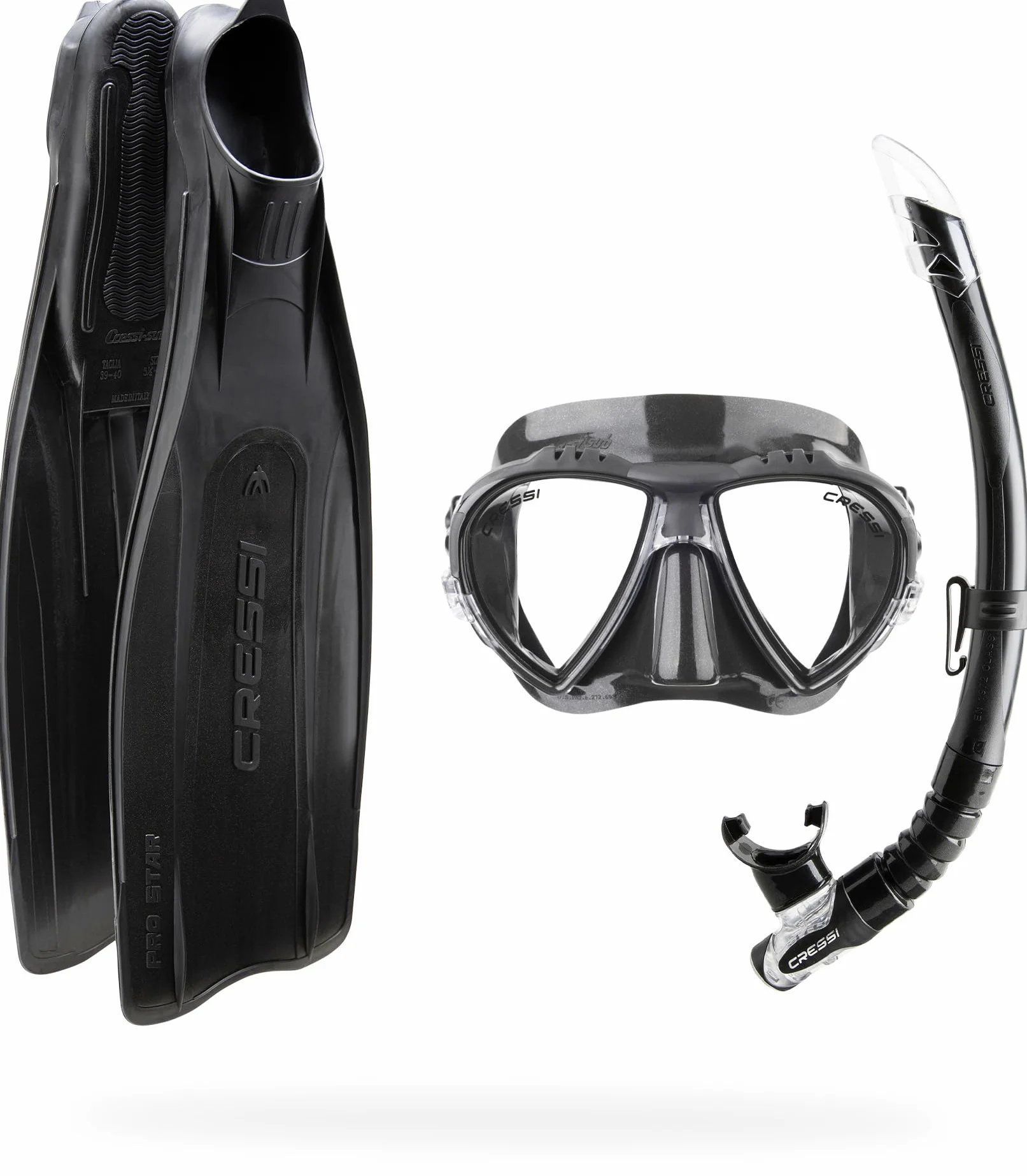 Cressi Pro Star - Conjunto de Snorkel Unisex