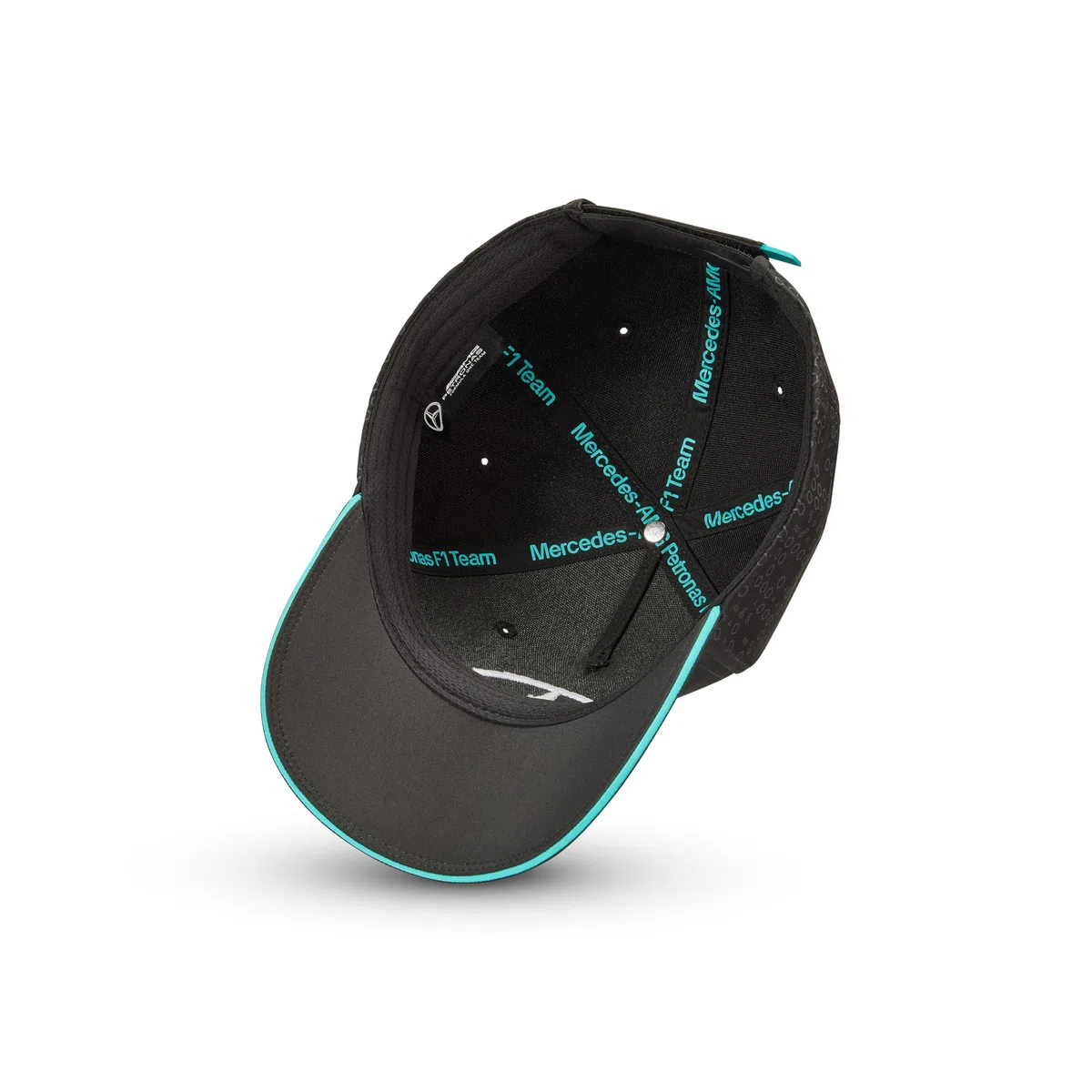 Mercedes AMG Petronas Gorra del Equipo F1 2024 para niños - Negro - Talla única
