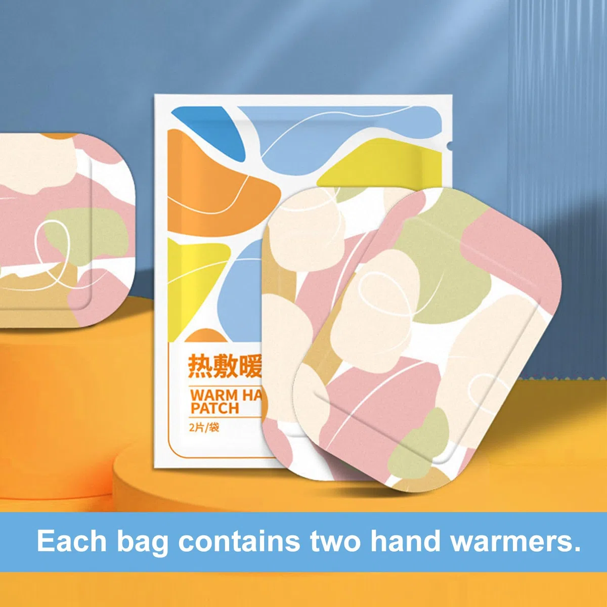 Calentadores de manos unisex desechables, 50 calentadores de manos portátiles, parches de calor para manos, pies y muñecas, ideales para actividades al aire libre de invierno (senderismo y campamento