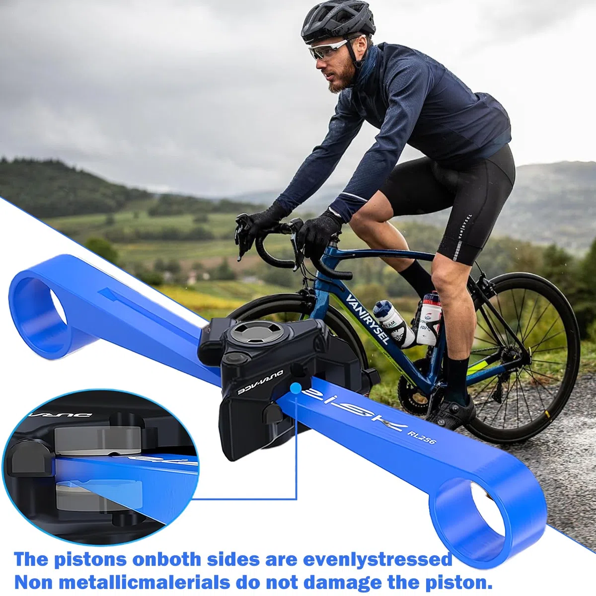 Compresión de Pistones de Freno Herramienta de Plástico para Pistones de Bicicleta Prensapistones Bicicleta Adecuado Herramienta de Reparación de Pinza de Bicicleta