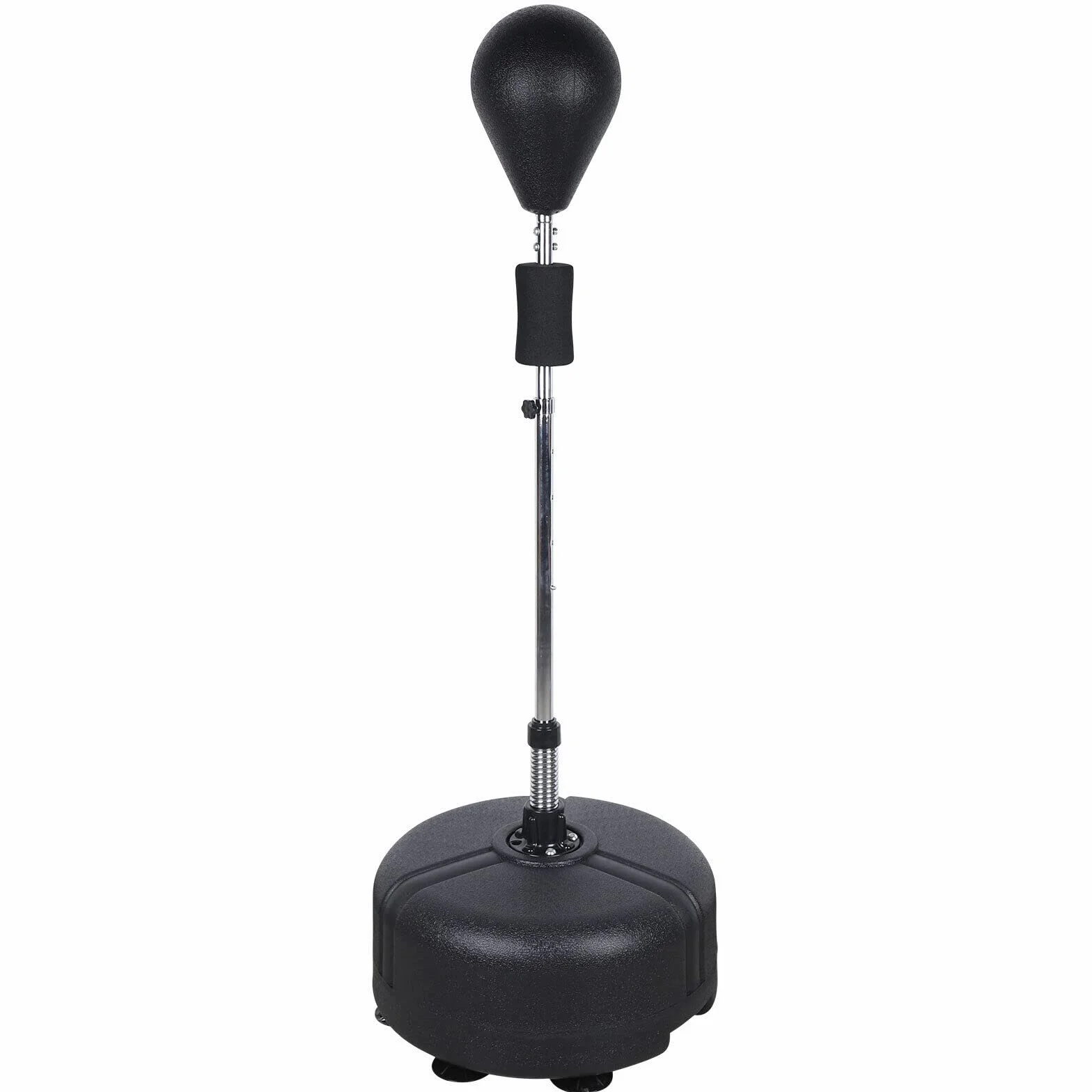 120 cm-160 cm Negro Boxball Standboxsack Punchingball para adultos con base de entrenamiento de boxeo, saco de boxeo de pie, pera ajustable