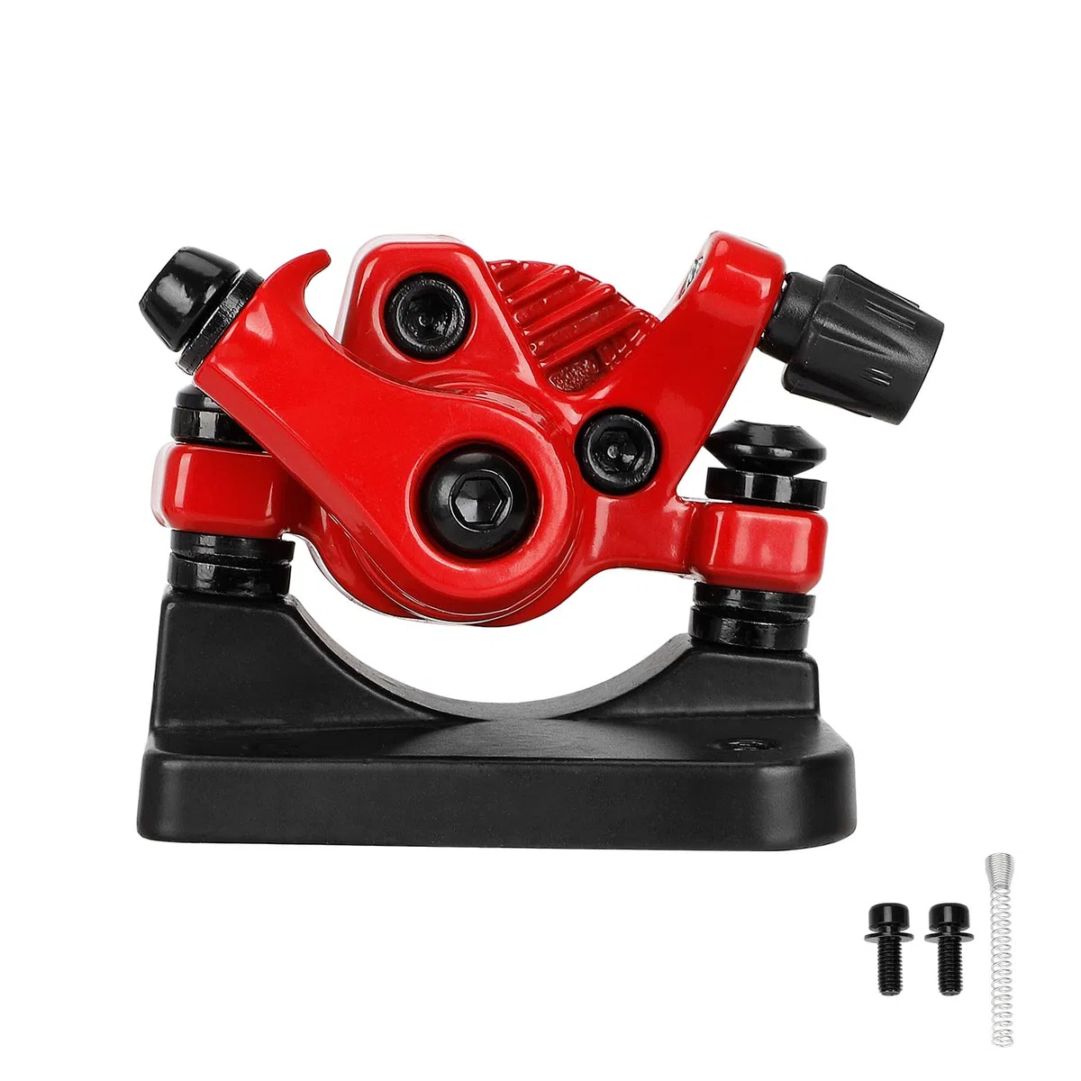 TREFAN Freno de disco delantero y trasero para Kugoo M4/M4 Pro Scooter eléctrico, freno de disco, pinzas de freno de aleación de aluminio, pinza de freno mecánica