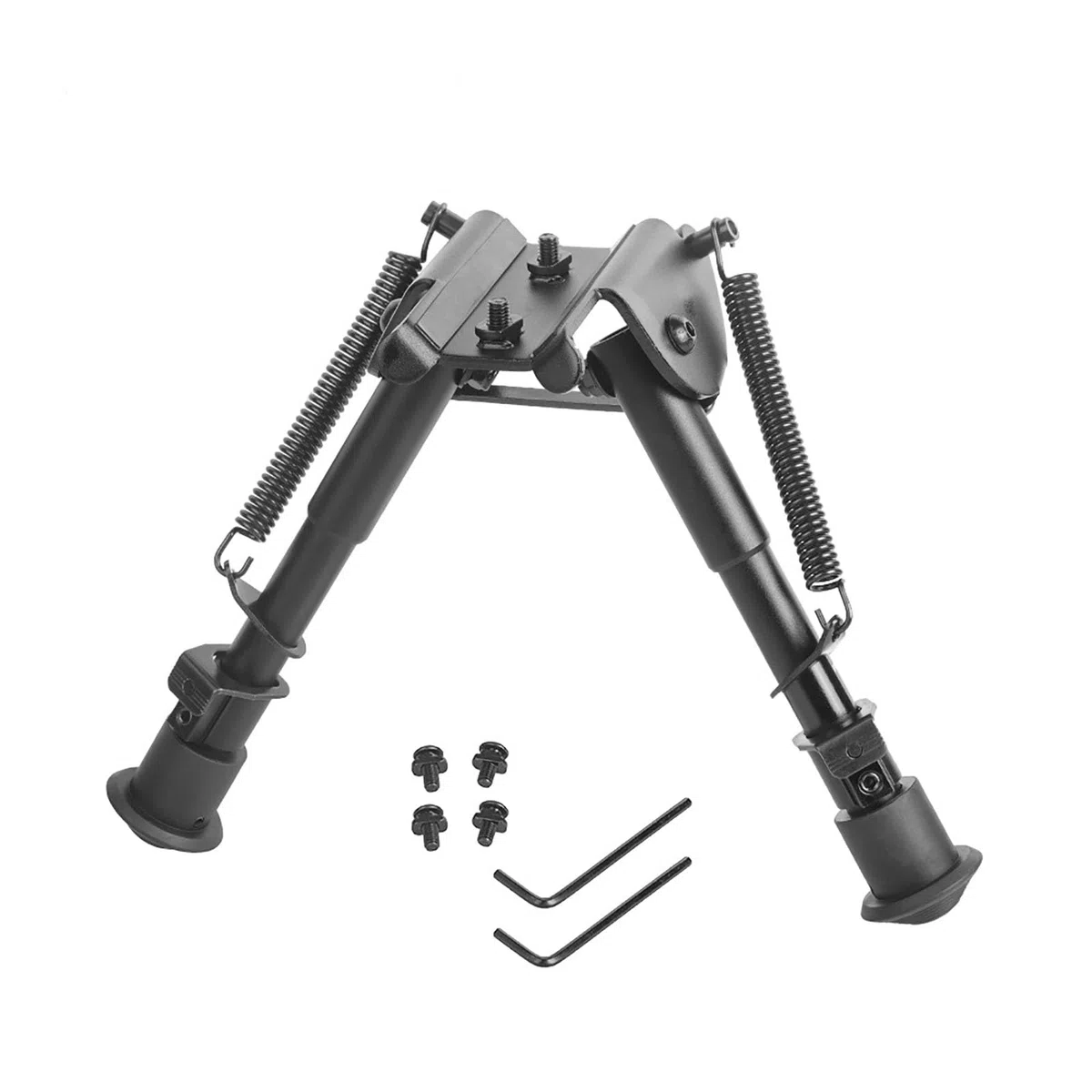 Tripod Case, MLock Bipode para Rifle, Brigade Telescópico Adjustable de 6-9 Pulgadas Com Marco de Soporte Retractil de Retorno por Resorte Instalación, para Cazar y Disparar