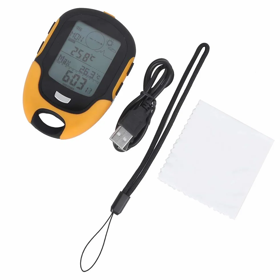 VGEBY FR500 Navegación al Aire Libre GPS Altímetro electrónico Brújula Barómetro Termómetro Higrómetro Otras Herramientas y Accesorios de Pesca