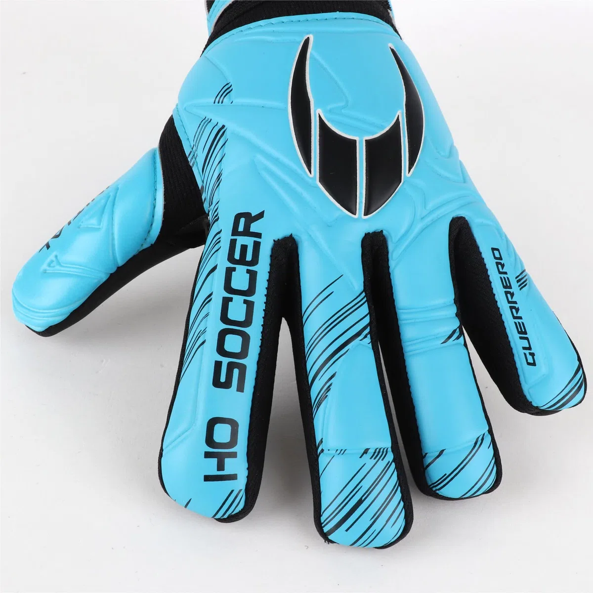 HO Soccer Guerrero Initial Blue Team Guantes de Portero, Unisex niño, Azul/Negro.